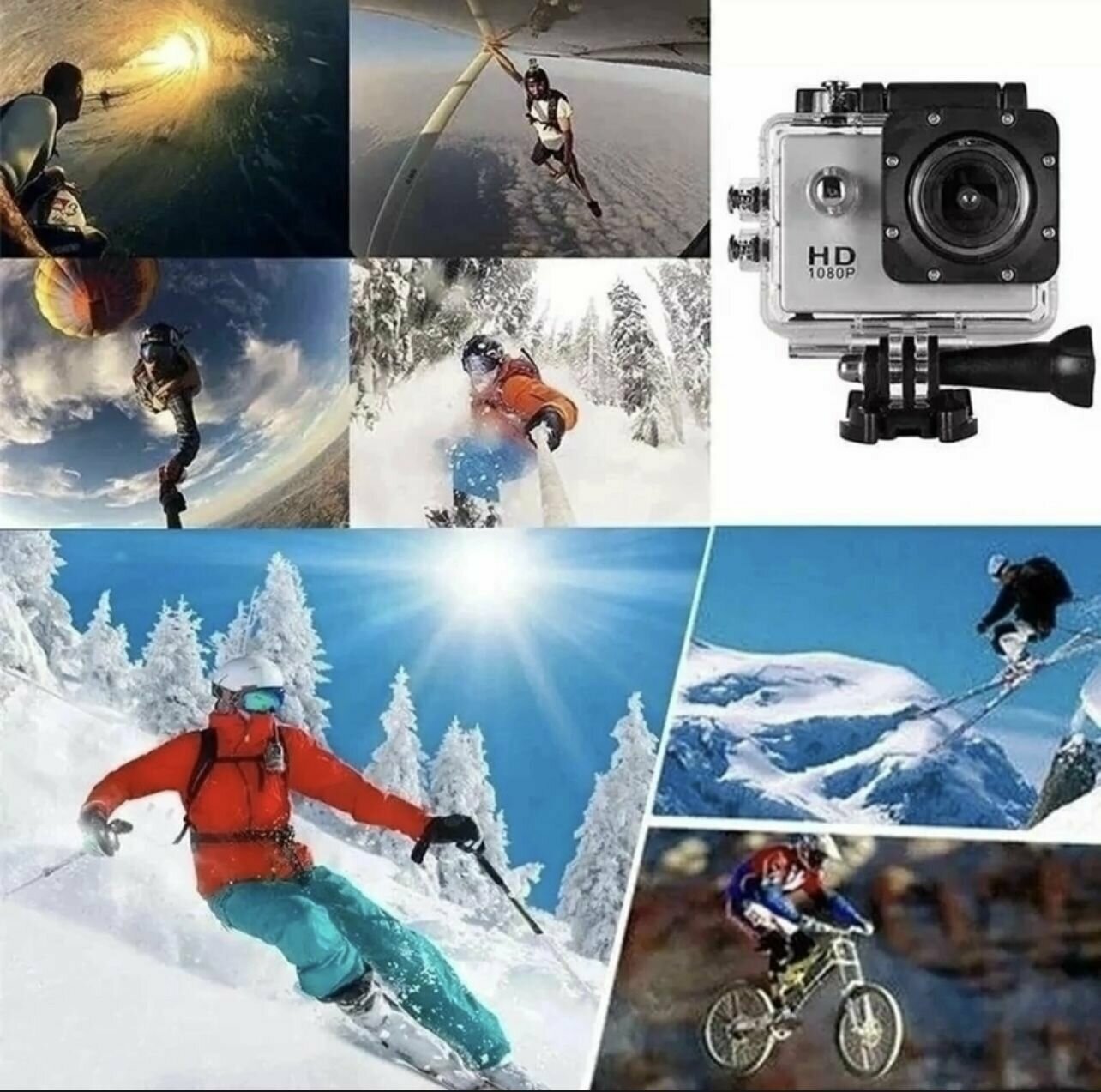 Экшн-камера видеокамера DVR Sport A7 для съемки видео gopro — фото 3