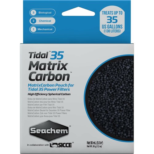 Уголь Seachem Matrix Carbon для рюкзачного фильтра Tidal 35