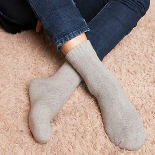 Носки , размер 36-40, серый термоноски sprut thermal socks grey 40 45