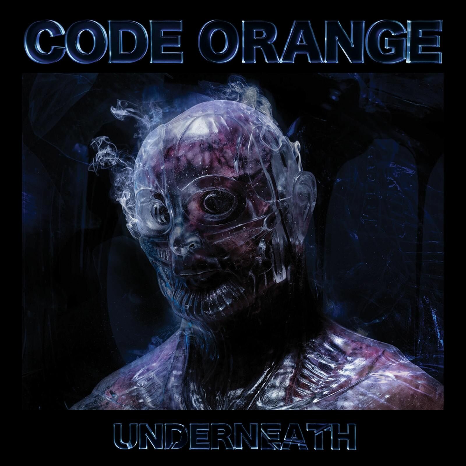 Металл WM Code Orange — UNDERNEATH (Blue & Silver Splatter Vinyl/Gatefold) Warner Music - фото №2