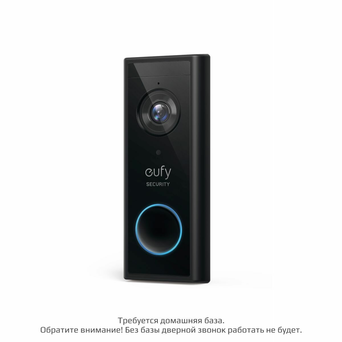 Дополнительный видеоглазок, видеозвонок, домофон беспроводной Anker Eufy Black Video Doorbell 2K