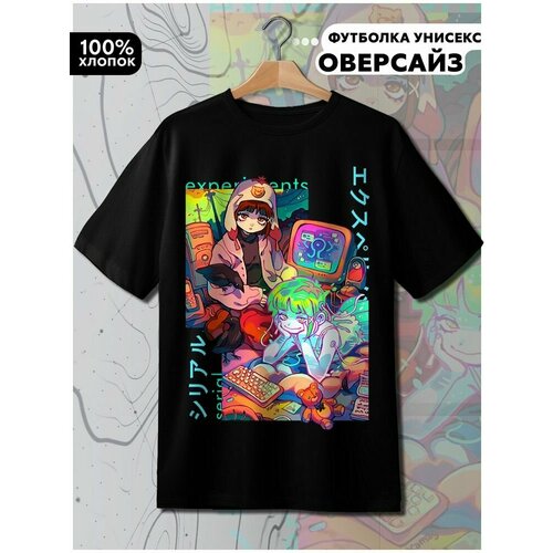 фото Футболка hypnotica, размер l, черный