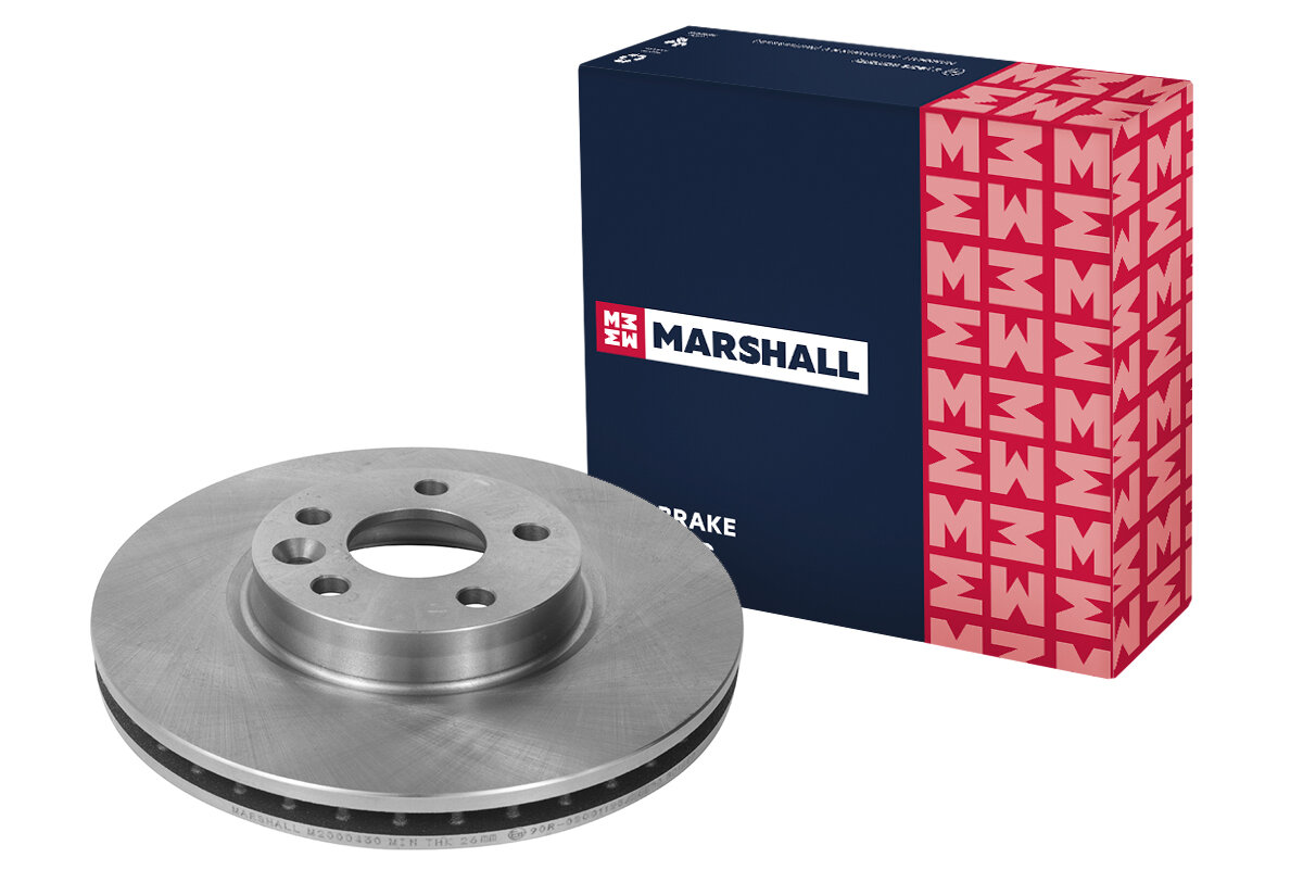 Тормозной диск передний MARSHALL M2000430 для Ford Mondeo IV (BA7) 07-, Volvo S60 II (134) 10-