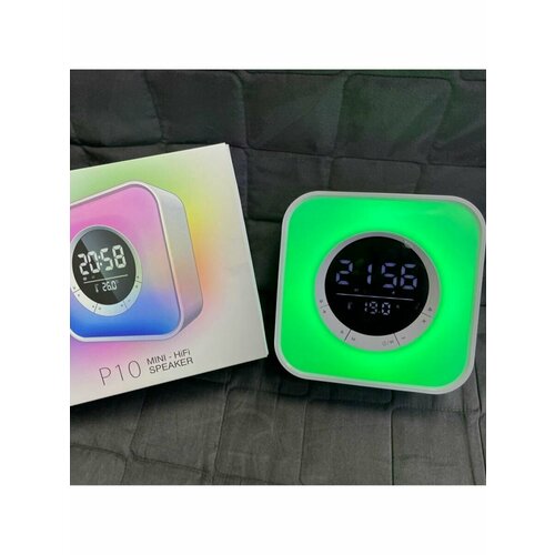Будильник электронный будильник будильник с функцией Bluetooth колонкиbluetooth колонка термометр ночник радио 339000₽
