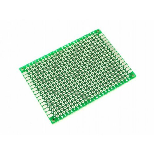 Макетная печатная плата, двухсторонняя, arduino, 5х7 см, шаг 2.54