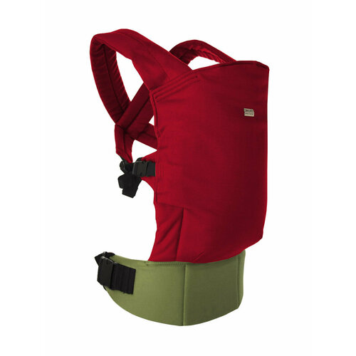 Амама Эрго-рюкзак облегчённый х-легчер V2, лён, хлопок, цвет: красный, зелёный