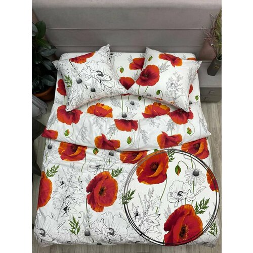 оранжевый, красный