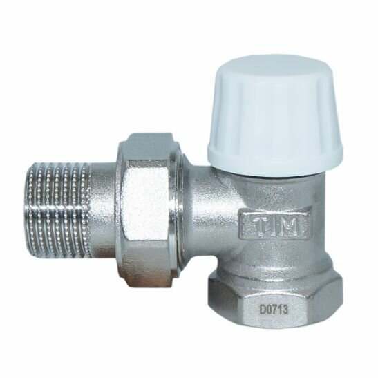 фото Клапан запорный угловой 3/4 TIM (RS521.03)