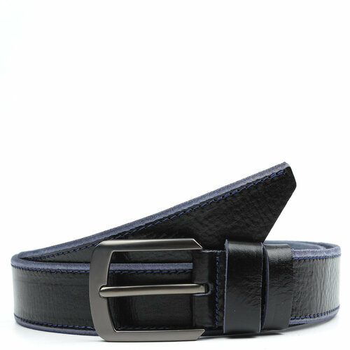 фото Ремень fabretti, размер 130, синий