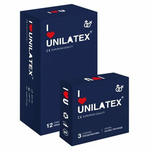 Unilatex презервативы UNILATEX EXTRA STRONG особопрочные, 15 шт, арт. 3022