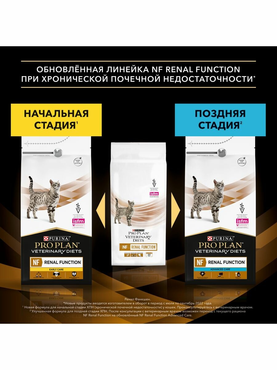 PURINA VD NF Renal Function Early Корм сух.при заболевании почек д/кошек 1,5кг PRO PLAN - фото №19