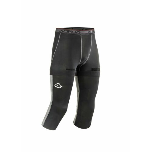 Гетры кроссовые под наколенники + шорты Acerbis X-KNEE GECO Black/Grey, S/M