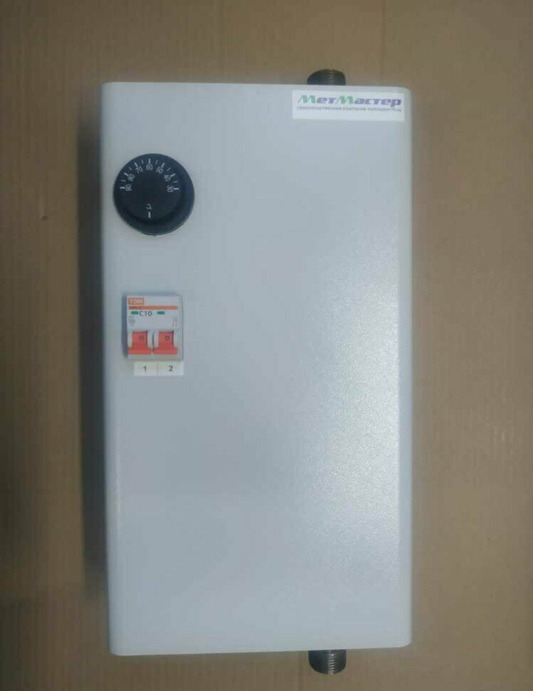 фото Металл Мастер ЭКО-Н5(А), Котел электрический 5кВт, прямоточный, автомат, 220В, Д: 25мм, 510*260*95мм