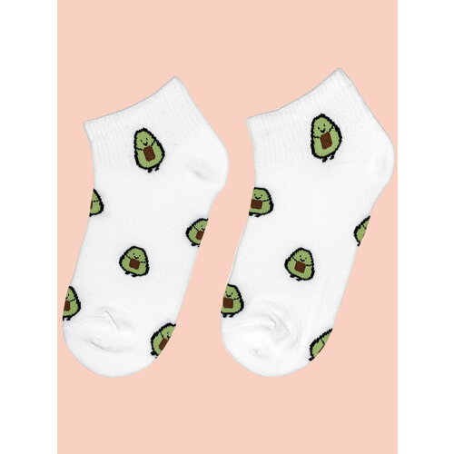 фото Носки , размер 36-41, белый, мультиколор tek style