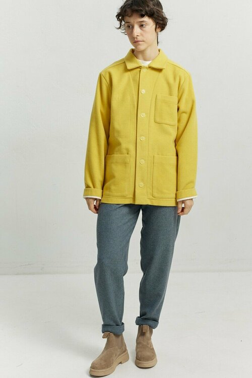 Куртка-рубашка УСТА К УСТАМ, размер 44, желтый