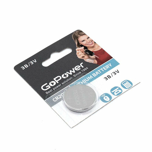 Батарейка GoPower CMOS CR2032 батарейка cmos cr2032 sc pcbd