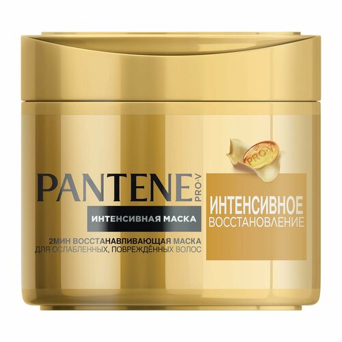 PANTENE Pro-V Маска для волос Интенсивное восстановление / для ослабленных и поврежденных волос, Пантин, 300 мл,