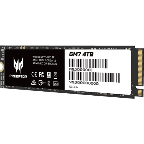 Накопитель SSD 4Tb Acer Predator GM7 BL9BWWR120 3362000₽