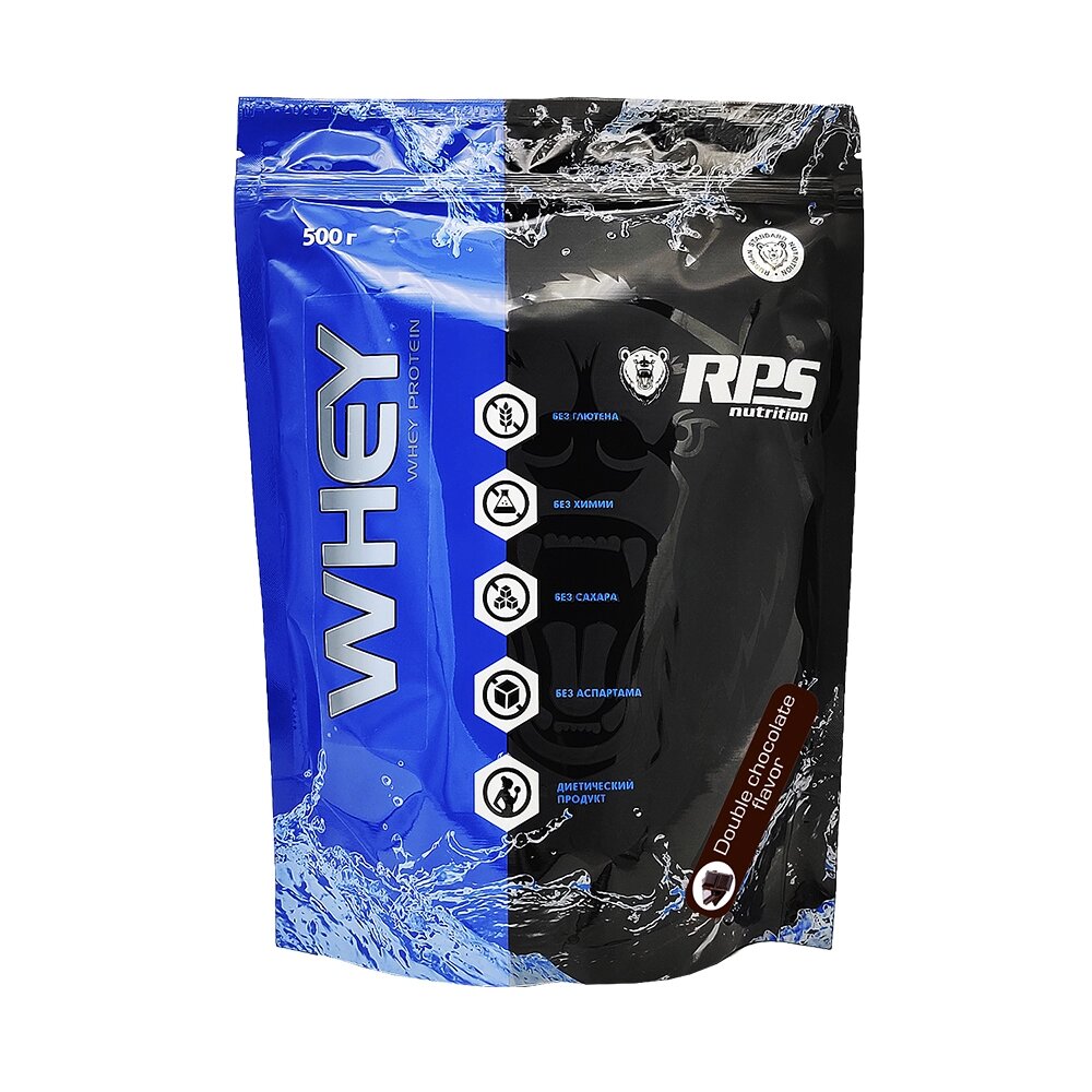RPS Whey Protein, 500 гр. (двойной шоколад)