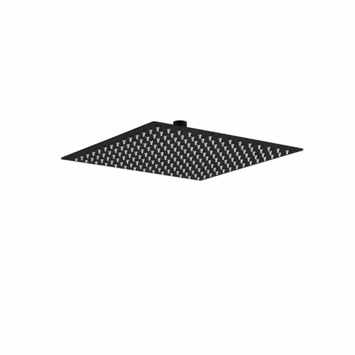 Лейка для верхнего душа DEEP LAKE 30х30 см черный, нержавеющая сталь BC3010-BL