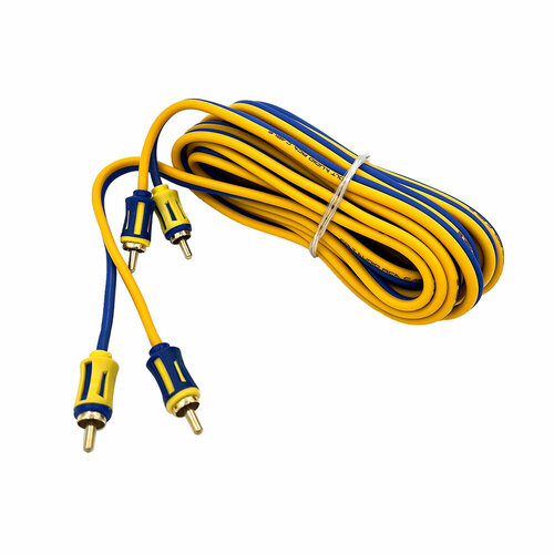 RCA кабель межблочный COLT RCA-5.2, 2-х канальный 5 метров кабель межблочный с rca bespeco кабель межблочный jack 2rca eaysrm500 5 m