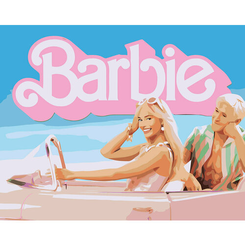 Картина по номерам Барби и Кен Райан Гослинг и Марго Робби 2 картина по номерам на холсте барби марго робби портрет 40x50
