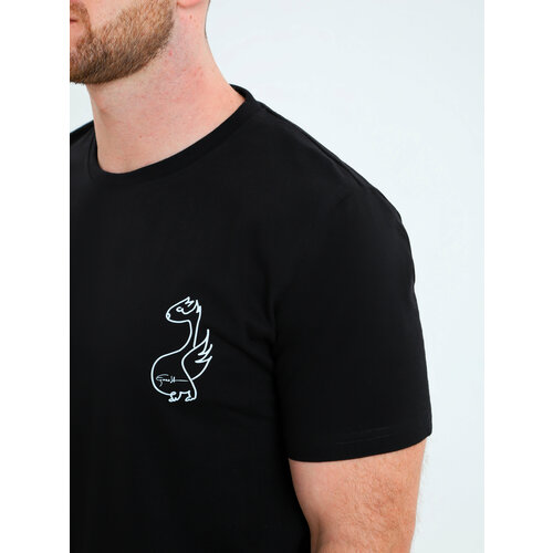 фото Футболка демидовская мануфактура, размер xl, черный