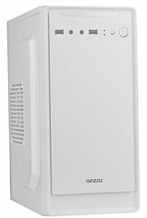 Корпус ATX MidiTower Ginzzu B185 White