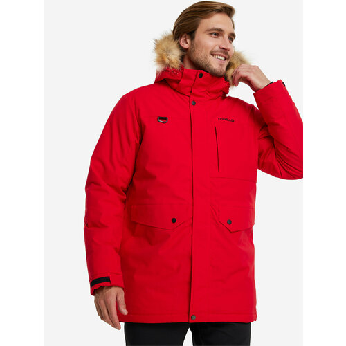 фото Парка toread men's cotton-padded jacket, размер 50/52, красный