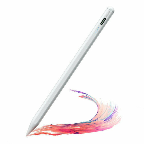 Активный стилус Joyroom для Apple iPad с тонким наконечником для рисования (White) активный стилус для ipad базеус