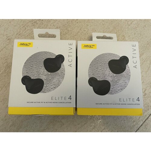 Беспроводные наушники Jabra Elite 4 Active черные, 1 штука