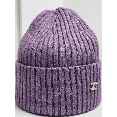 фото Шапка бини , размер onesize, фиолетовый barhatiglam