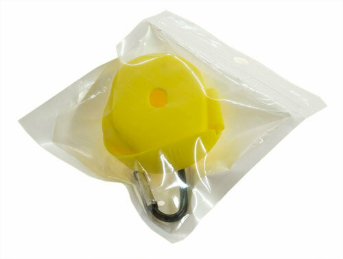 фото Силиконовый чехол для AirDots Slim+карабин, yellow