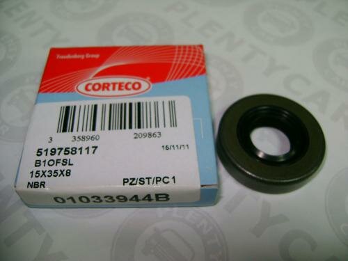 Уплотняющее кольцо ступенчатая коробка передач Corteco 01033944B Opel: 761661 90216790. Vauxhall: 761661 B1OFSL
