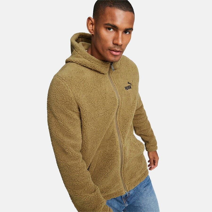 Худи PUMA ESS ELEVATED Sherpa Full-Zip Hoodie