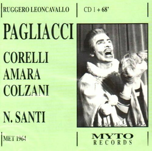 AUDIO CD Leoncavallo - I Pagliacci (Franco Corelli, Lucine Amara, Anselmo Colzani)