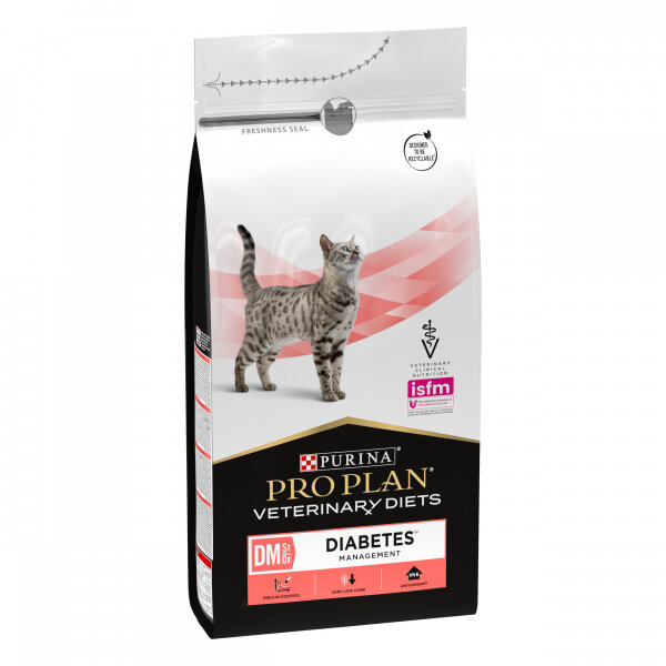 Purina Pro Plan Veterinary Diets DM Diabetes Management Корм для кошек для лечения сахарного Диабета