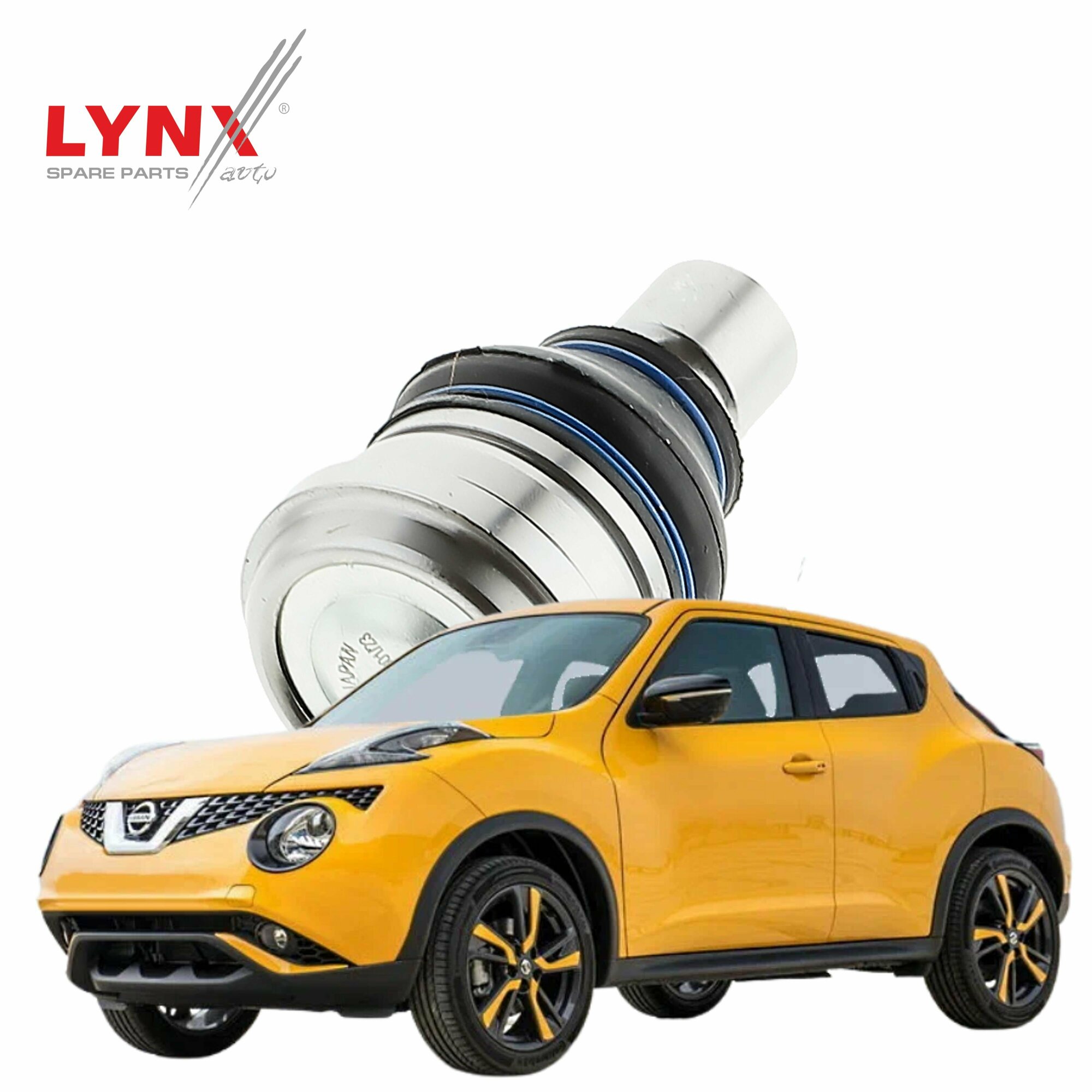 Опора шаровая Nissan Juke (1) / Ниссан Жук 2010 2011 2012 2013 2014 2015 2016 2017 2018 2019 2020 / левая, нижняя, 1шт, LYNXauto