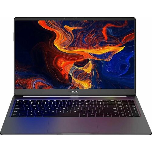 Ноутбук TECNO MegaBook T1 TCN-T1R5D15.1. GR, 15.6, 2023, IPS, AMD Ryzen 5 5560U 2.3ГГц, 6-ядерный, 16ГБ LPDDR4, 1ТБ SSD, AMD Radeon , без опе