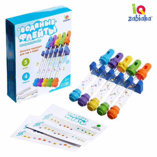 IQ-ZABIAKA Развивающий набор Водяные флейты 1223₽