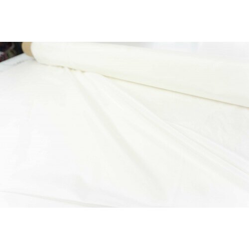 фото Ткань батист хлопок с шелком белый. ткань для шитья unofabric