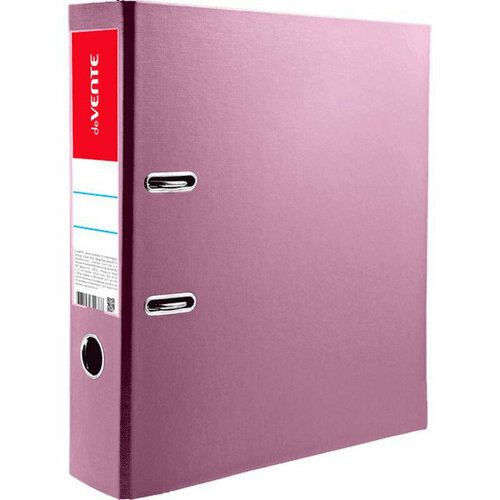 Папка-регистратор 70мм (+/-5) ламинированный картон PASTEL розовая deVENTE разобранная арт.3093017. Количество в наборе 2 шт.