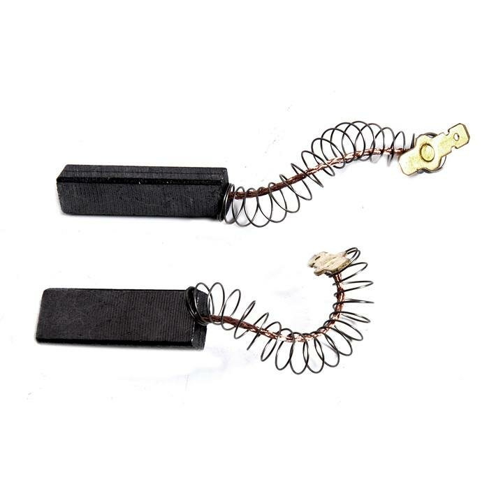 фото Щетки двигателя стиральной машины Bosch, Siemens, AEG, Neff, Gaggenau 5х12.4х36 мм контакт из центра с пружиной и клеммой