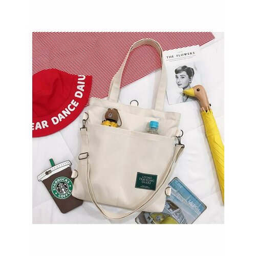 Сумка шоппер , белый