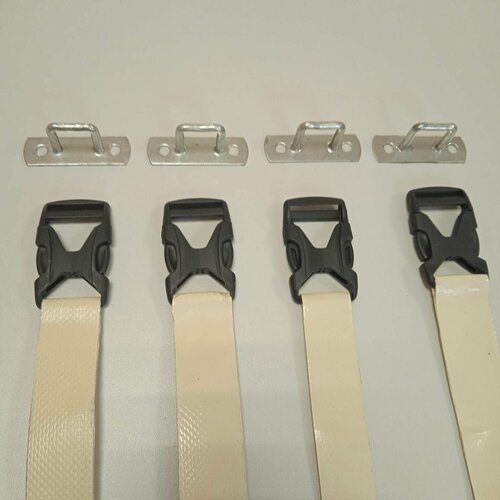 фото Ремешки для скрутки мягких окон со скобой, бежевые sds exclusive