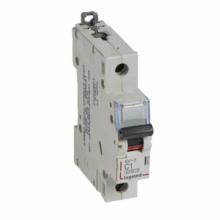 Выключатель автоматический Legrand 1-полюсный (1P) 1А хар. C тип AC 6кА 407256 DX3 (1 модуль) 1 шт
