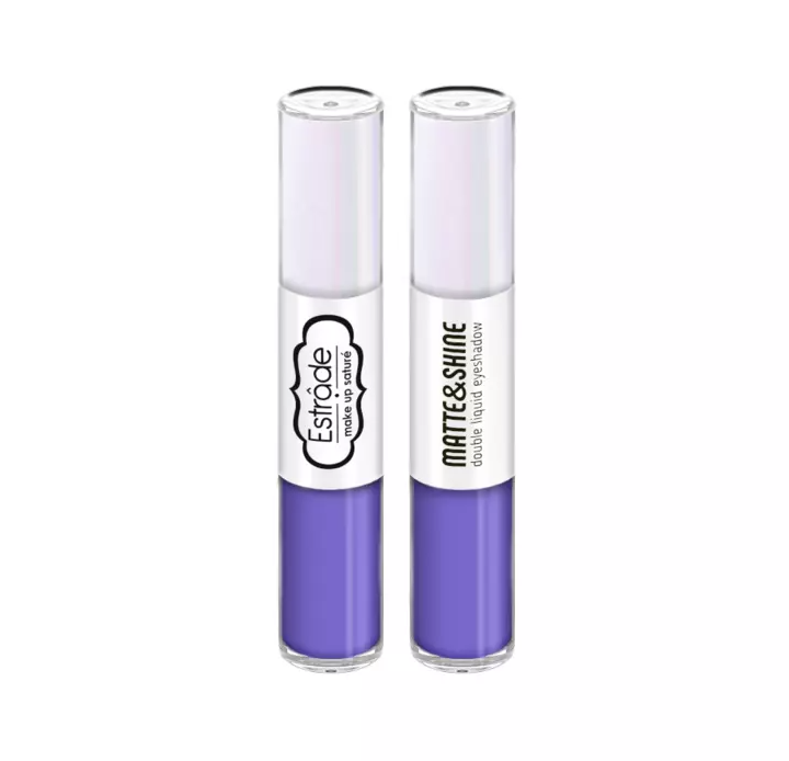 Тени Estrade MATTE & SHINE, фиолетовые, жидкие, двусторонние , тон 76