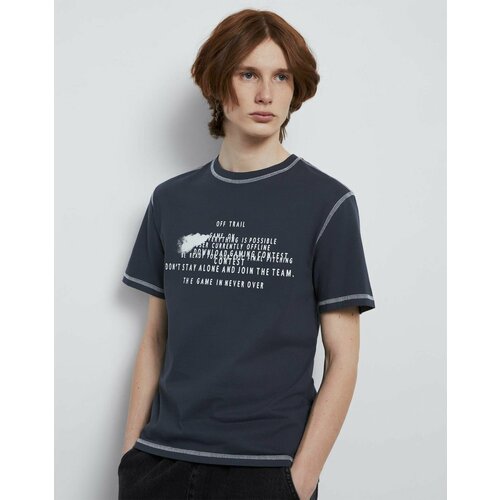 фото Футболка gloria jeans, размер 8-10л/134-140, серый