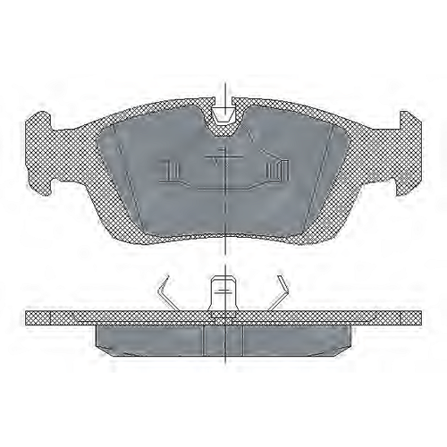 SCT GERMANY sp164 (34111160356 / 34111160532 / 34111161437) колод. торм. задн. BMW (БМВ) 3 (e36) 93-98 / (e46) 00-05 / z3 / z4
