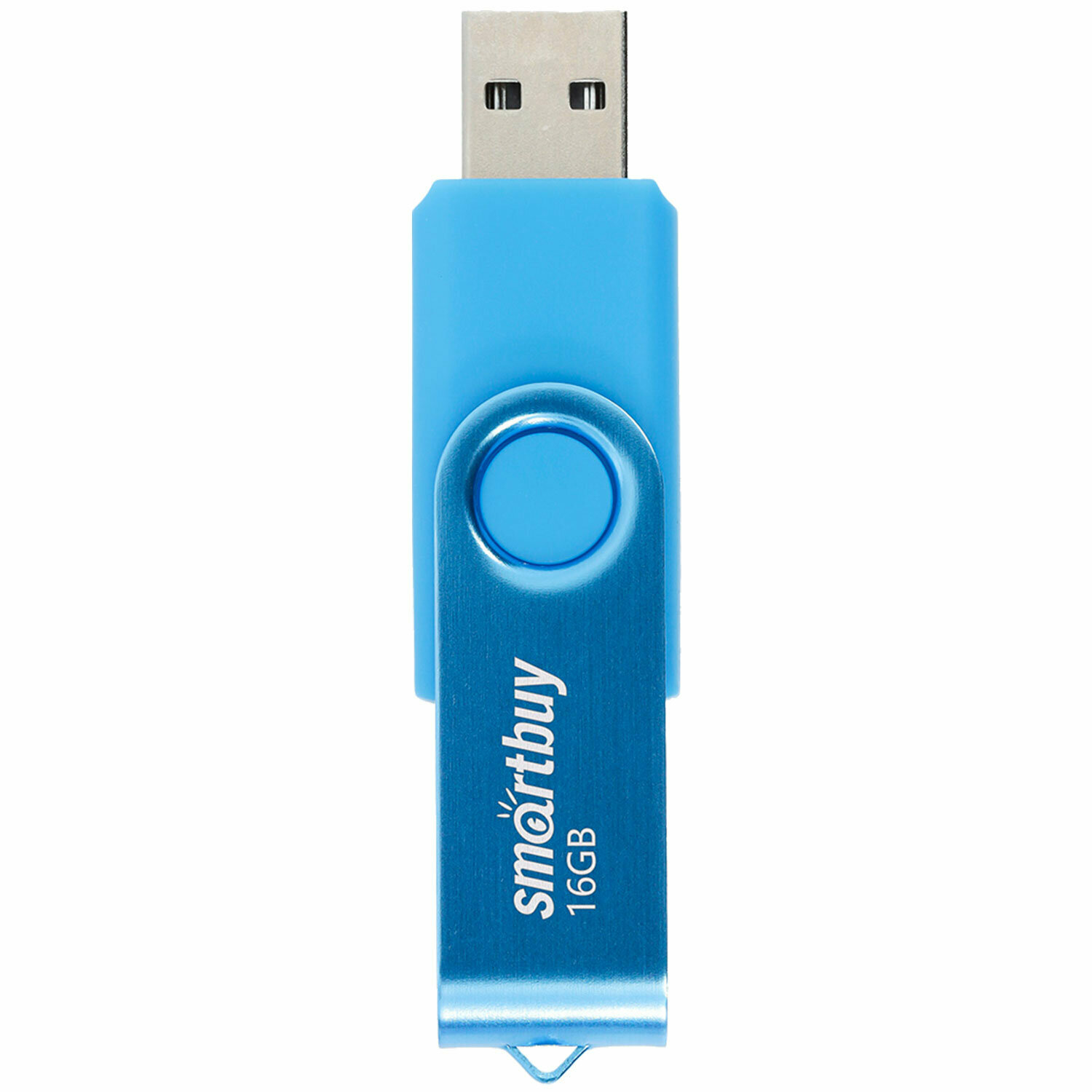 Накопитель USB 2.0 16GB SmartBuy Twist синий - фото №5